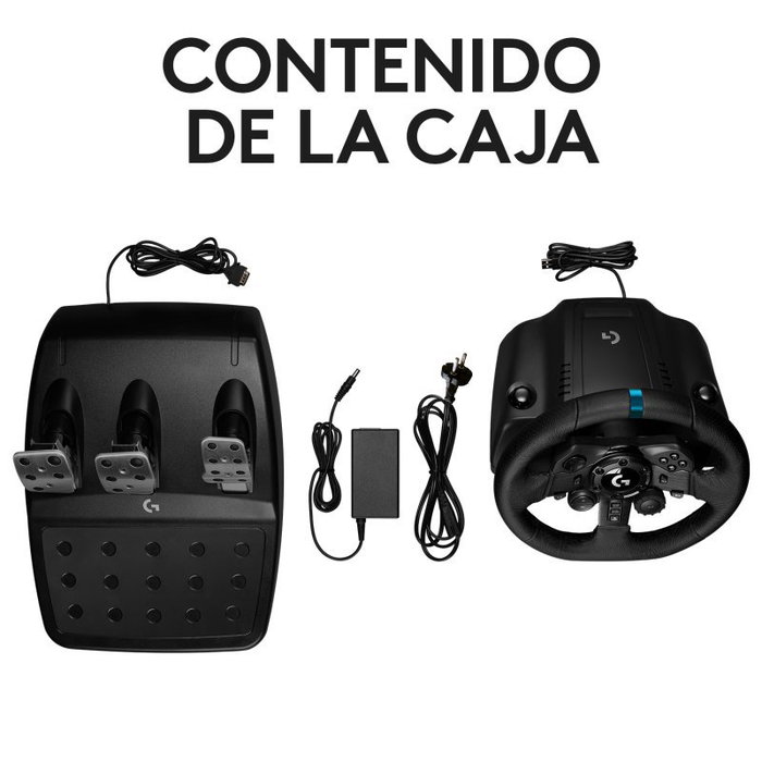 Logitech G G923 TRUEFORCE Volante y Pedales Negro Logitech G G923 TRUEFORCE Volante y Pedales Negro
